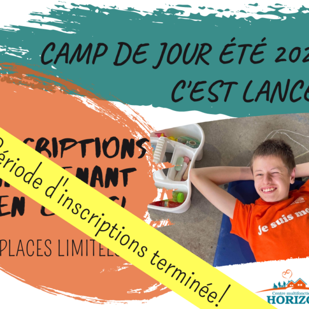 Lancement de la période d'inscriptions pour le camp d'été 2023!